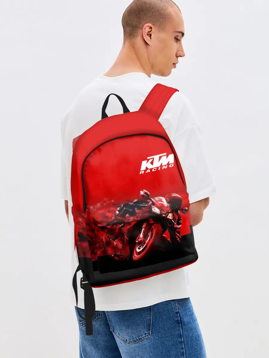 Рюкзак джинсовый / KTM MOTORCYCLES / КТМ МОТОЦИКЛ