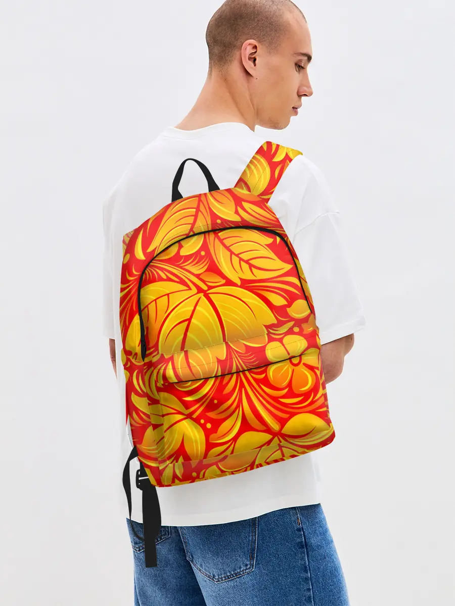 Рюкзак джинсовый / НАЦИОНАЛЬНЫЙ УЗОР