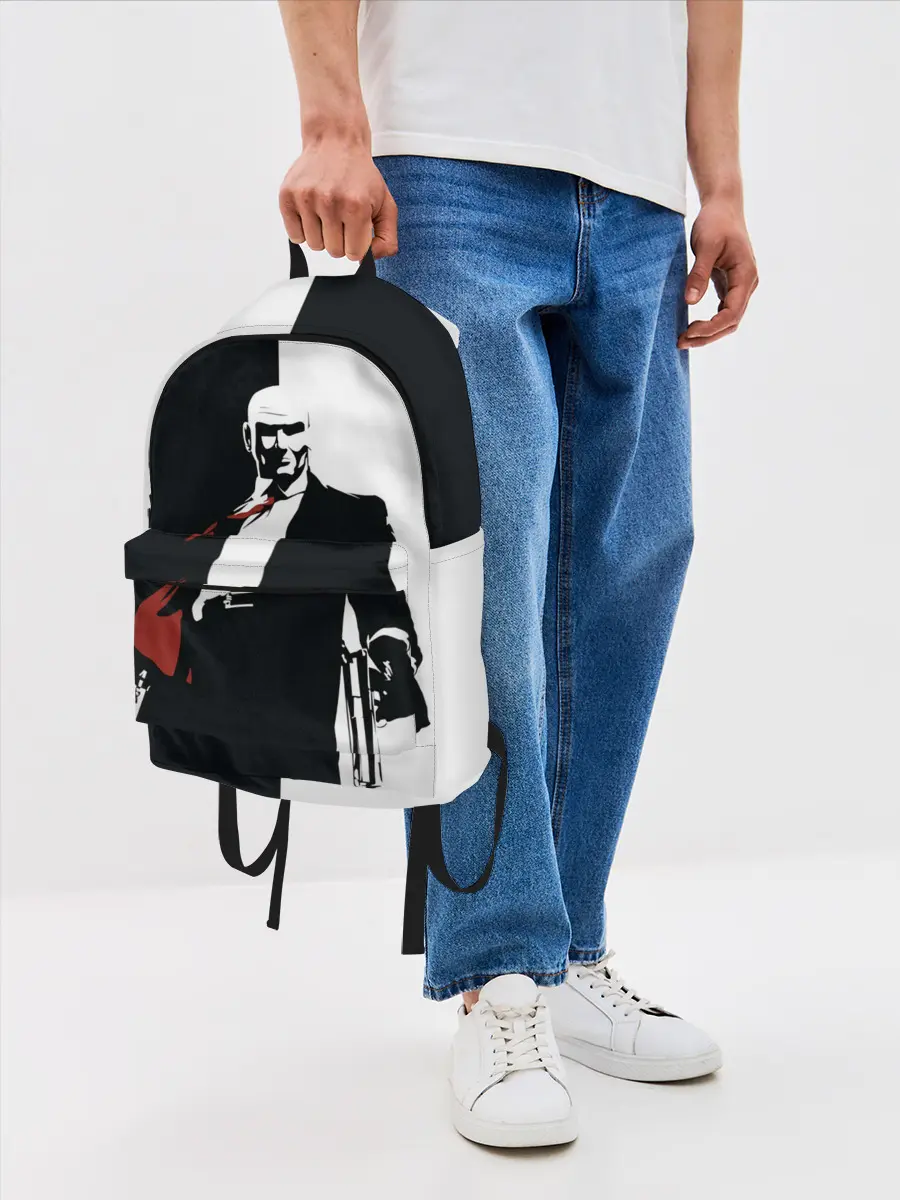 Рюкзак джинсовый / Hitman BW