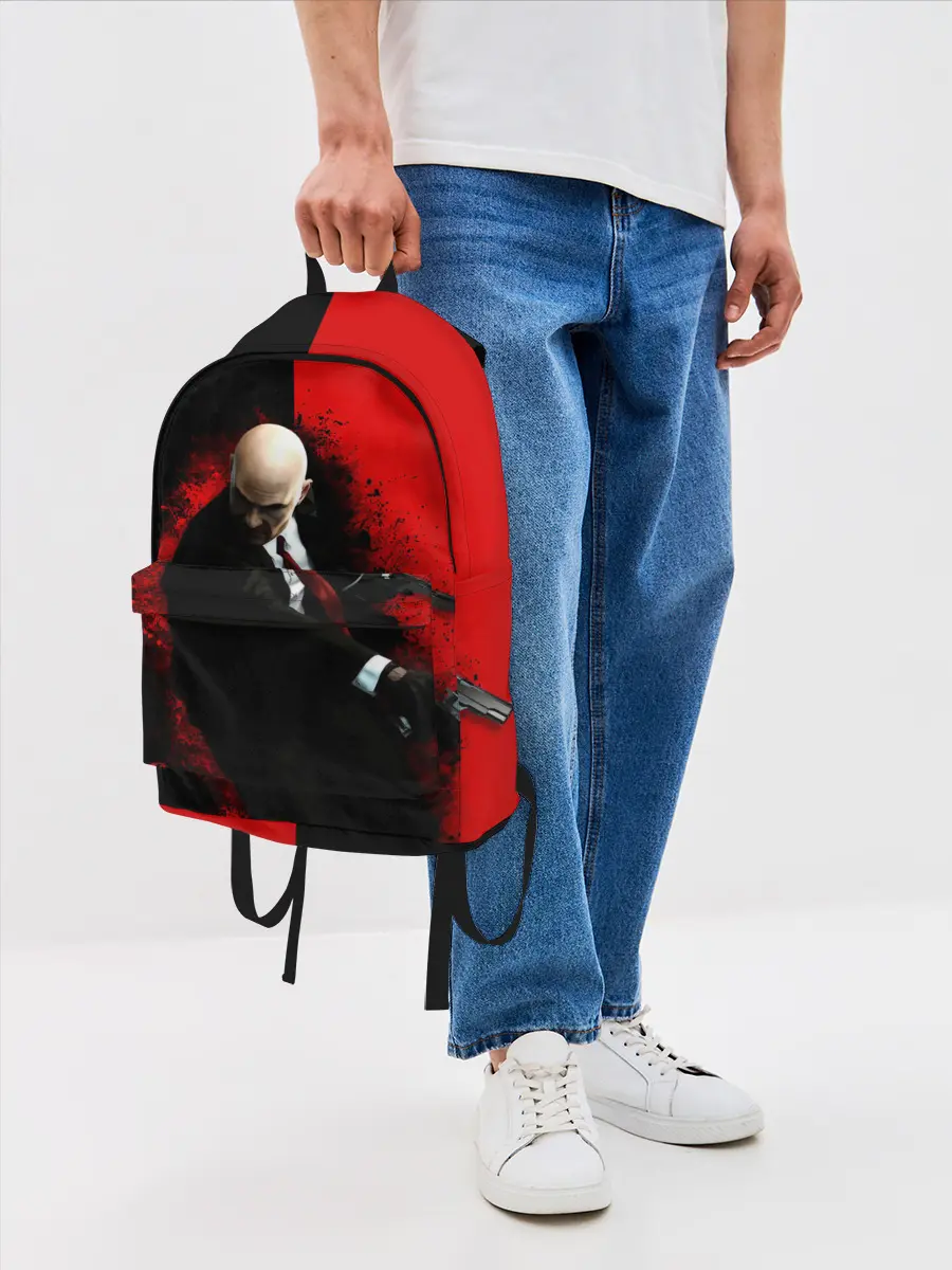 Рюкзак джинсовый / Hitman splash