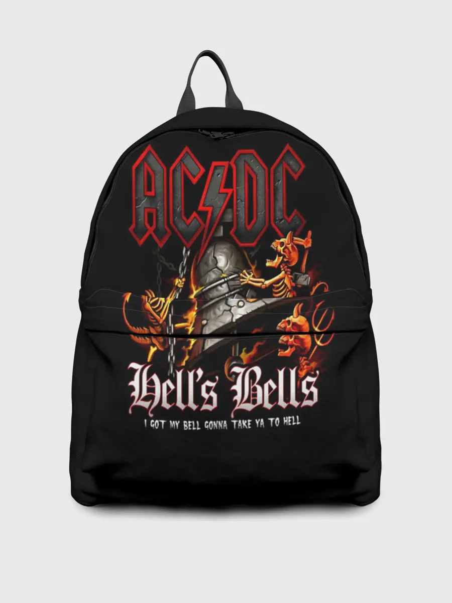 Рюкзак джинсовый / AC/DC Hells Bells