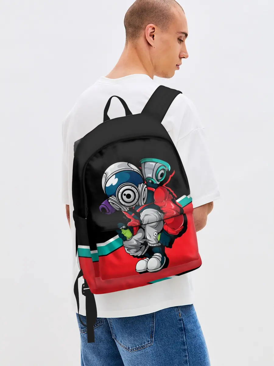 Рюкзак джинсовый / Граффити