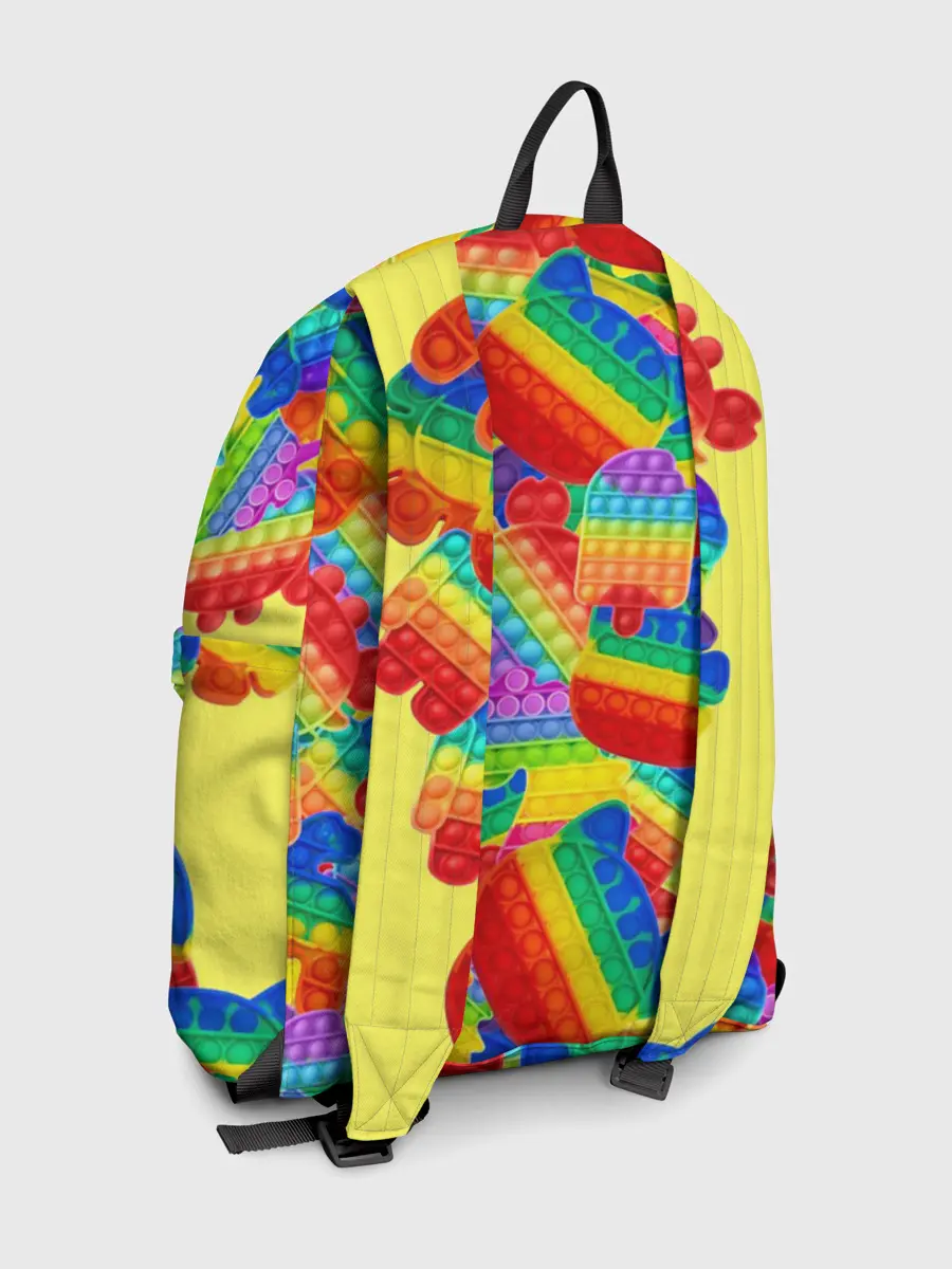 Рюкзак джинсовый / Разные Pop It масляная краска