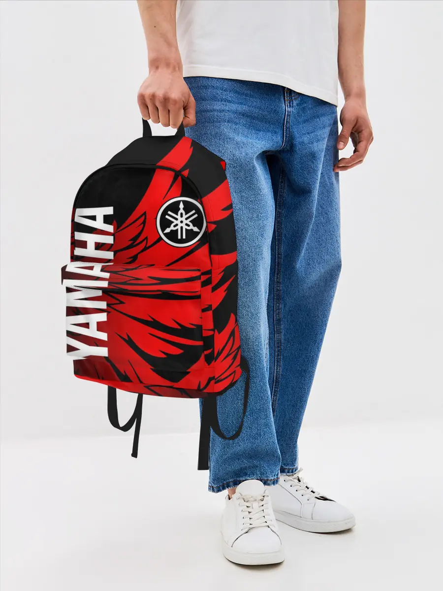 Рюкзак джинсовый / YAMAHA / ЯМАХА / МОТОСПОРТ