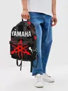 Рюкзак джинсовый / YAMAHA / ЯМАХА / МОТОСПОРТ