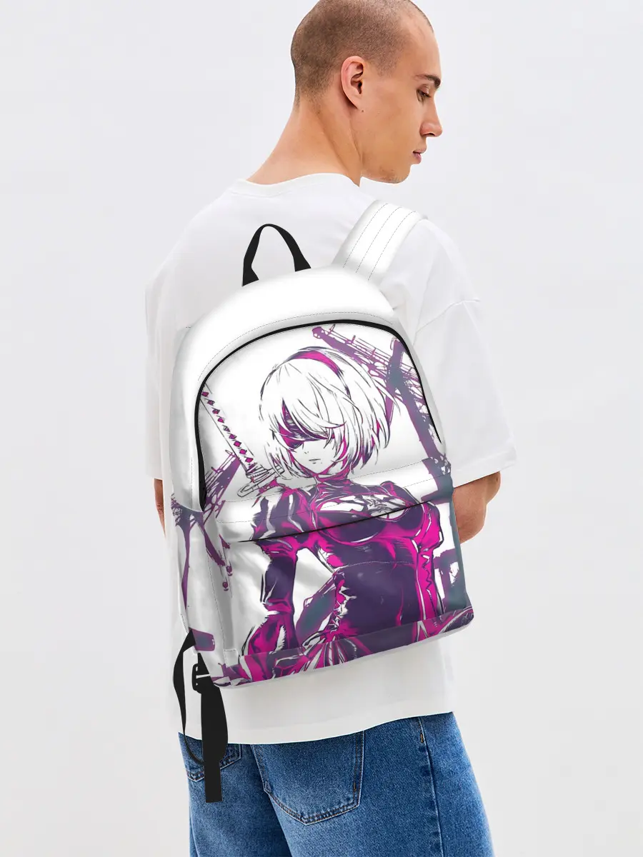 Рюкзак джинсовый / 2B | NEON | НЕОН