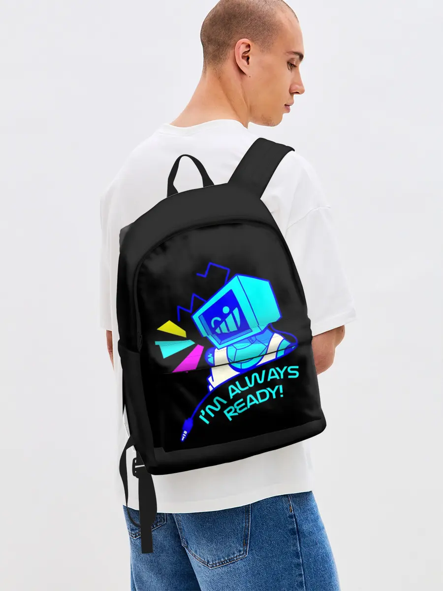 Рюкзак джинсовый / Im always ready.