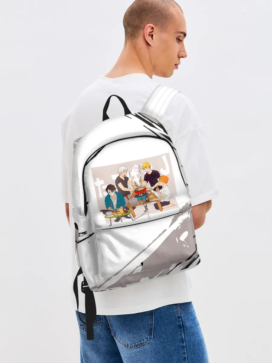 Рюкзак джинсовый / Обед на четверых. ВОЛЕЙБОЛ!!