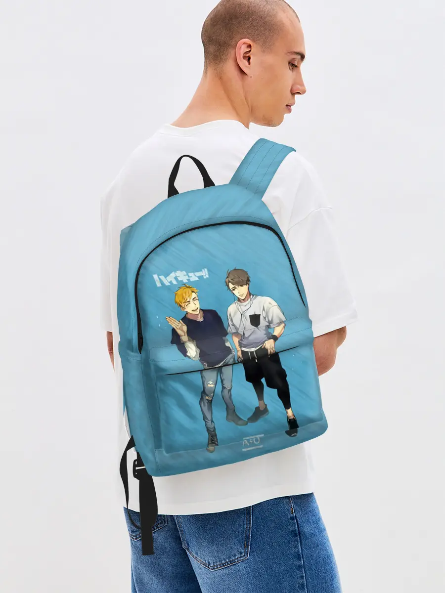 Рюкзак джинсовый / Старшая Инаризаки | Haikyuu!!