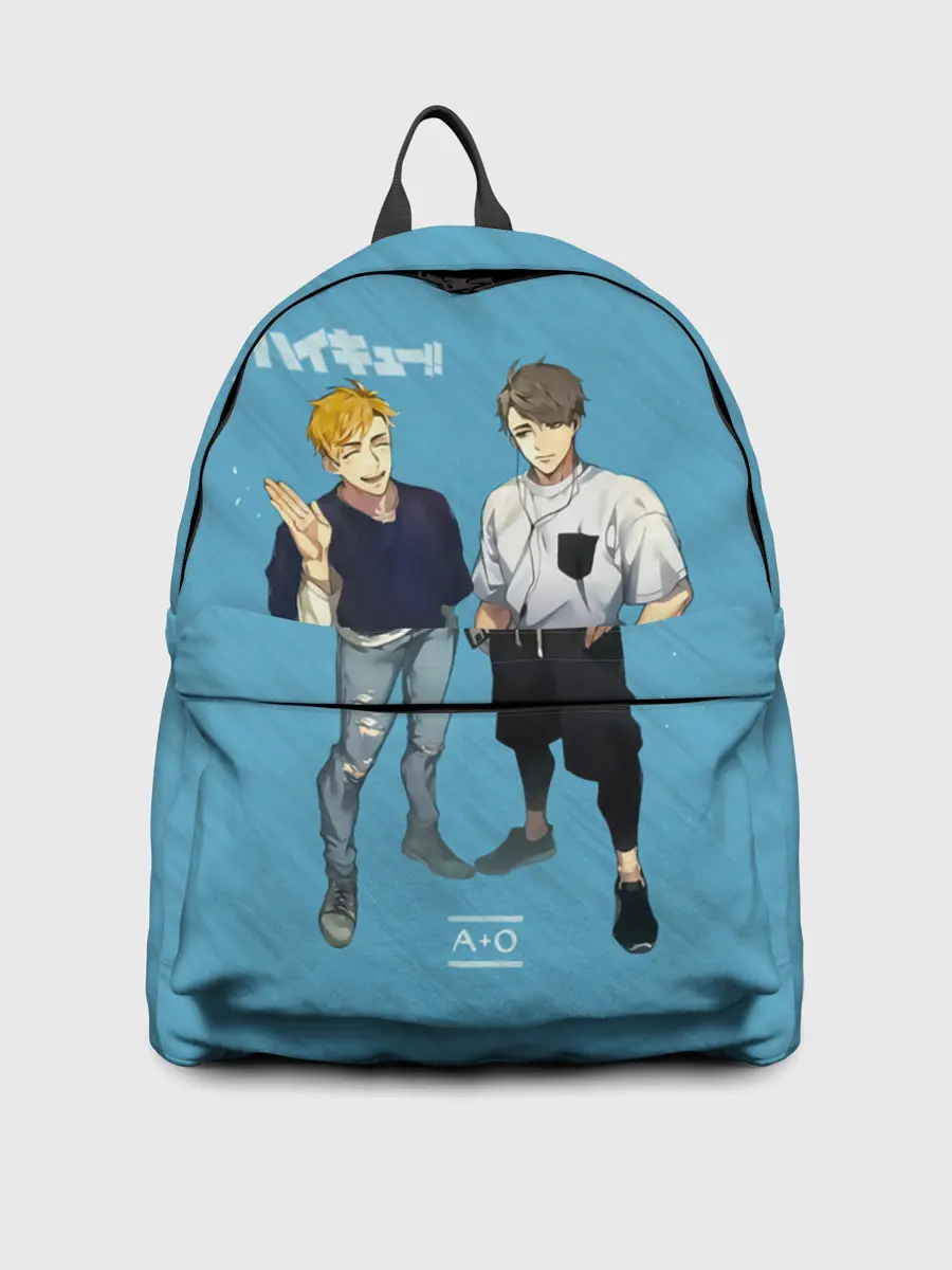 Рюкзак джинсовый / Старшая Инаризаки | Haikyuu!!