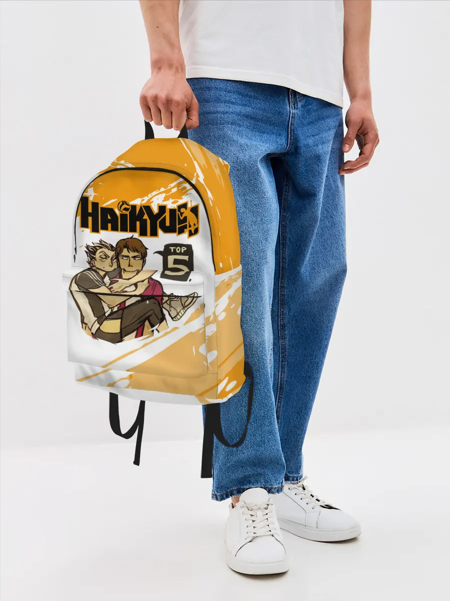 Рюкзак джинсовый / ВОЛЕЙБОЛ!! | Haikyuu!! TOP5