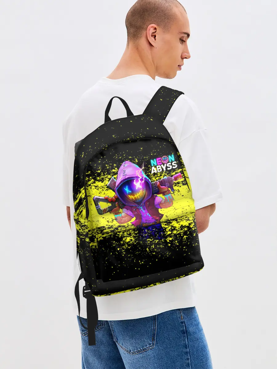 Рюкзак джинсовый / Neon Abyss