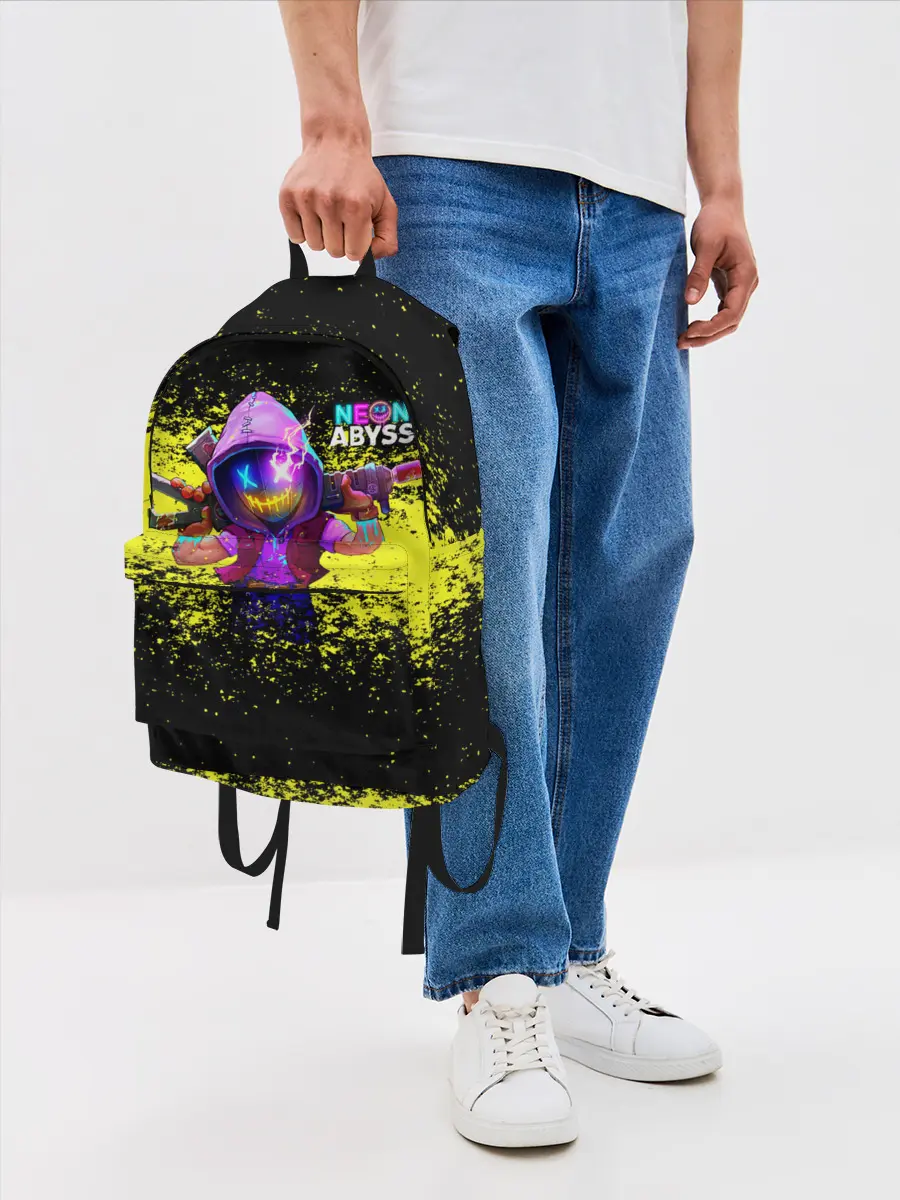 Рюкзак джинсовый / Neon Abyss
