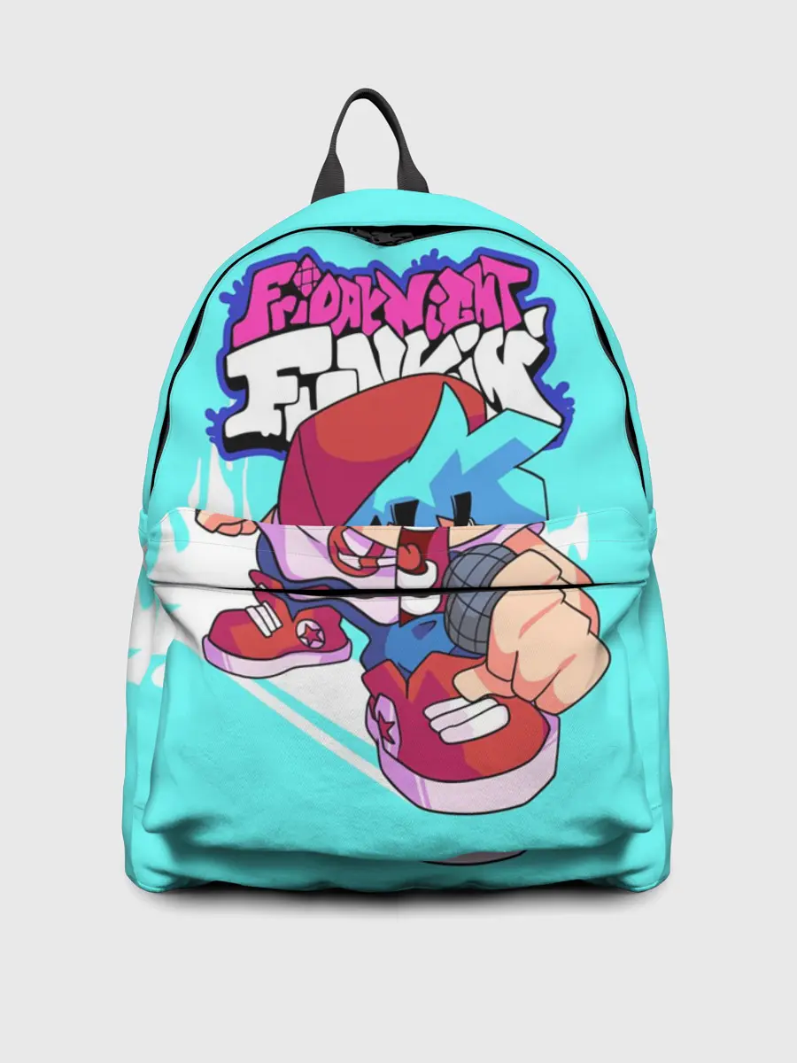 Рюкзак джинсовый / FNF Boyfriend