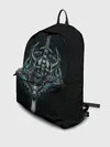 Рюкзак джинсовый / Череп-Викинг