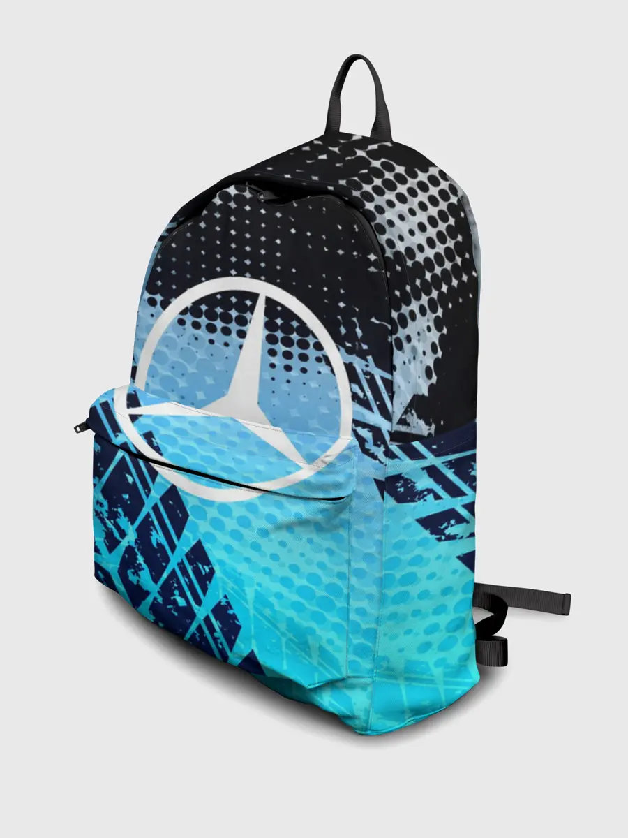 Рюкзак джинсовый / Mercedes sport auto motors