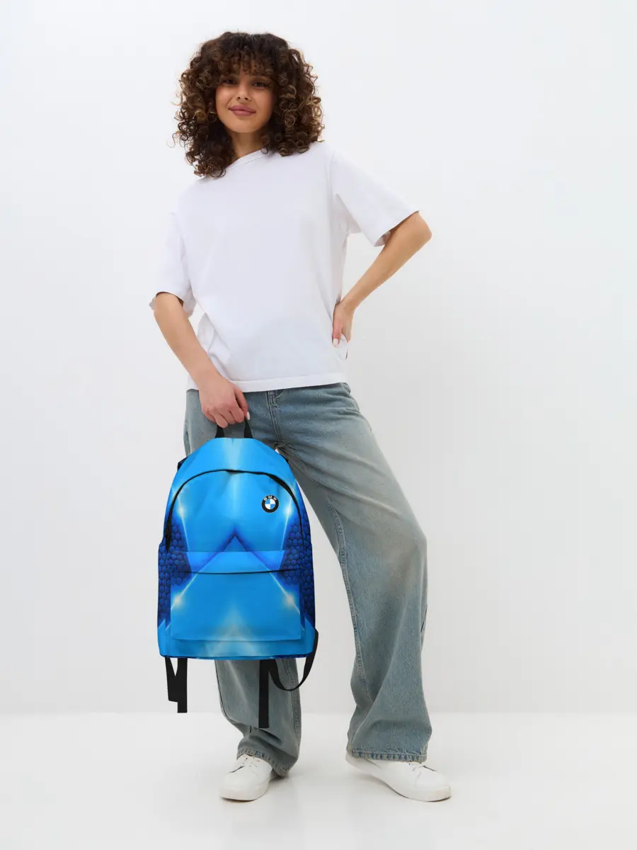 Рюкзак джинсовый / BMW car sport SKY