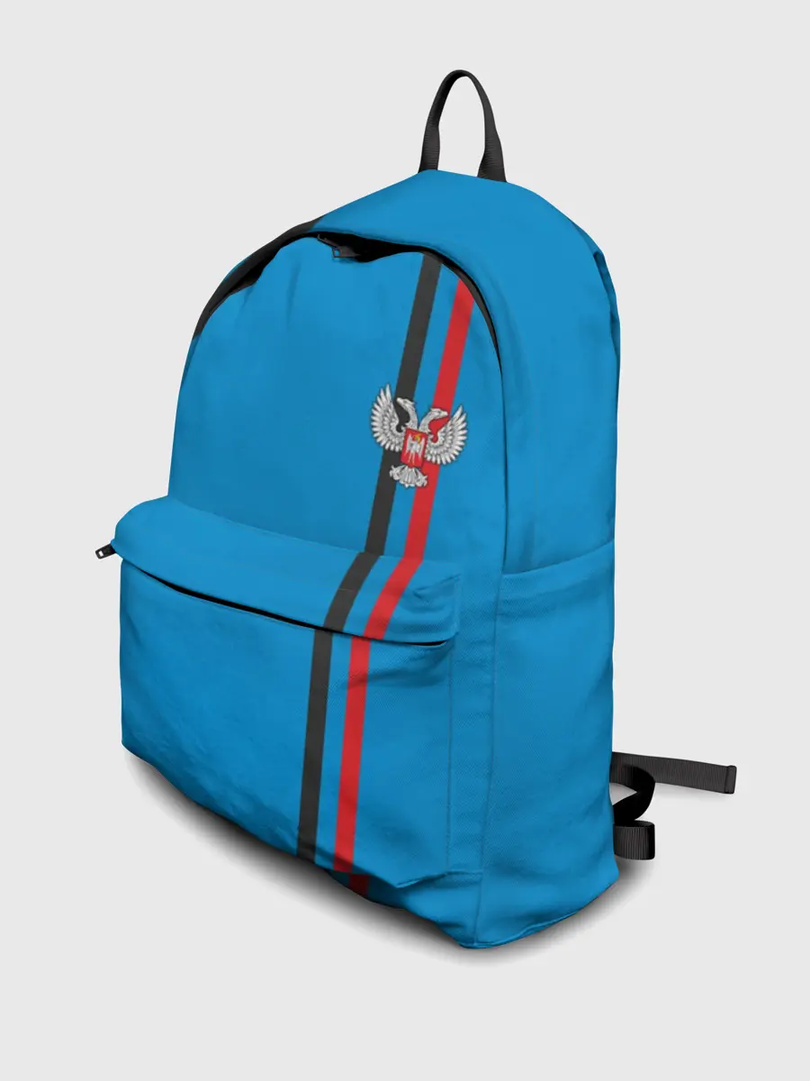 Рюкзак джинсовый / ДНР, лента с гербом