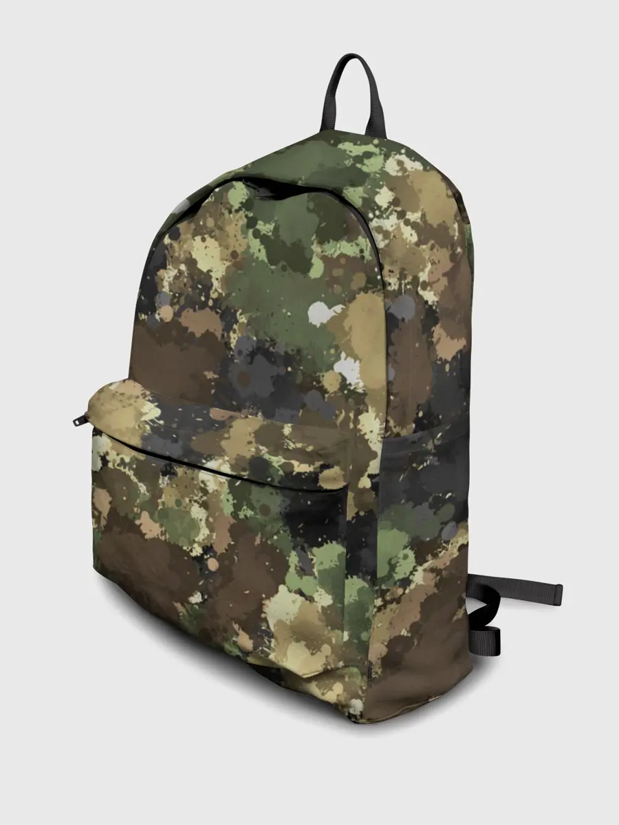 Рюкзак джинсовый / Камуфляж с кляксами