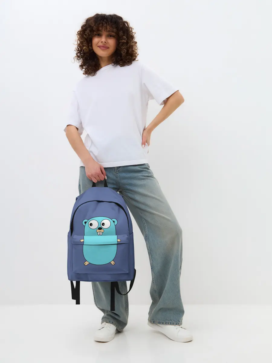 Рюкзак джинсовый / Golang