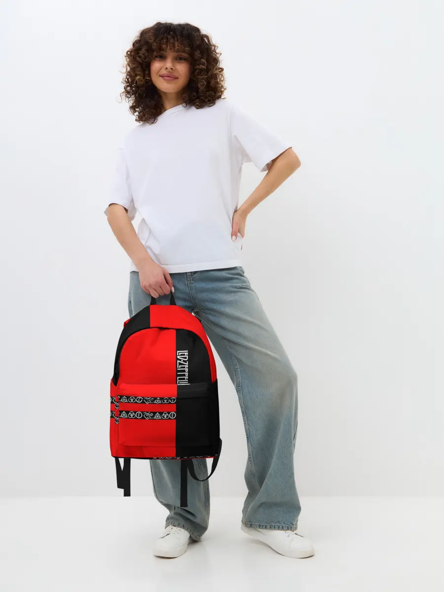 Рюкзак джинсовый / led zeppelin