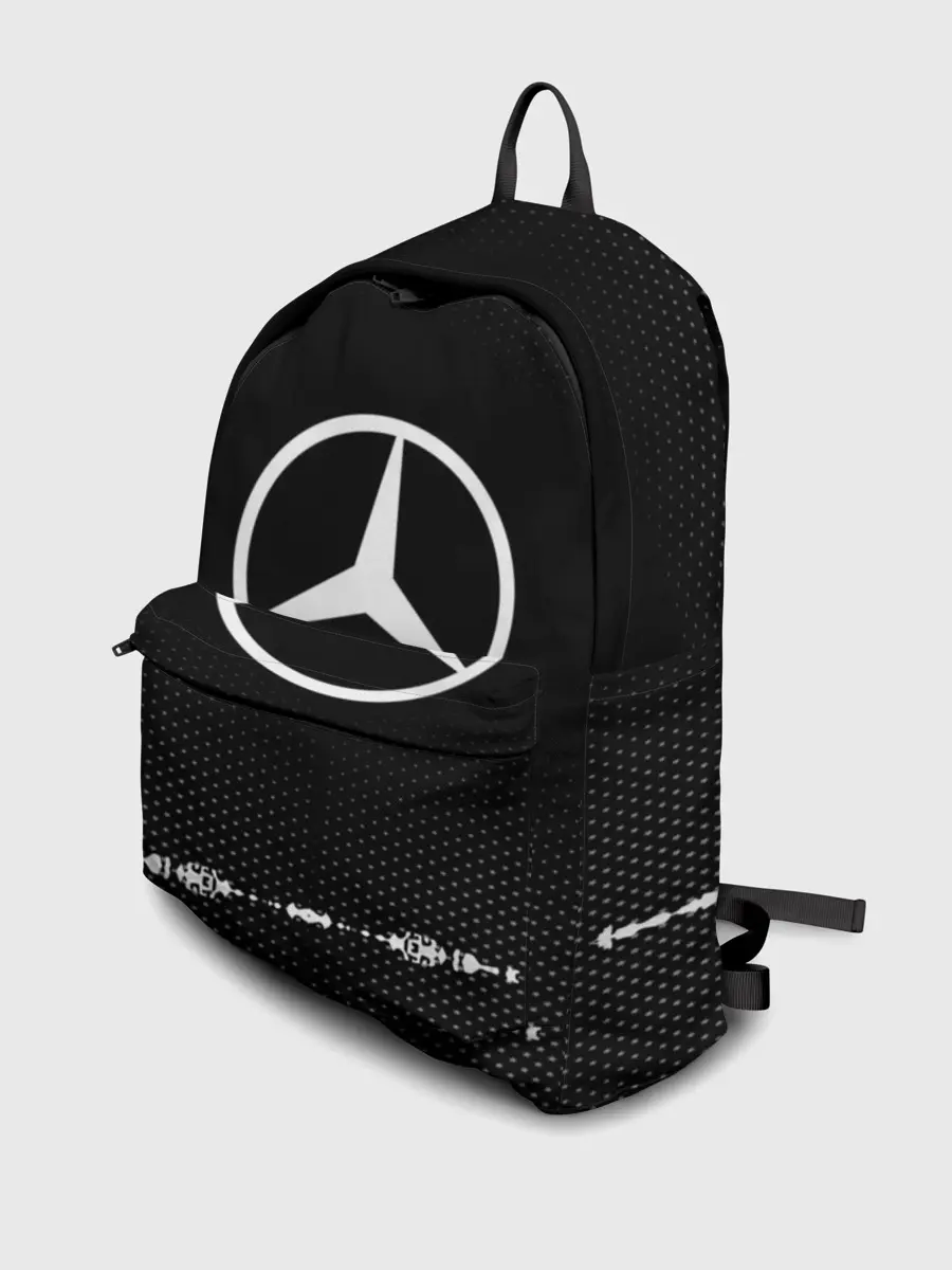 Рюкзак джинсовый / Mercedes sport auto abstract