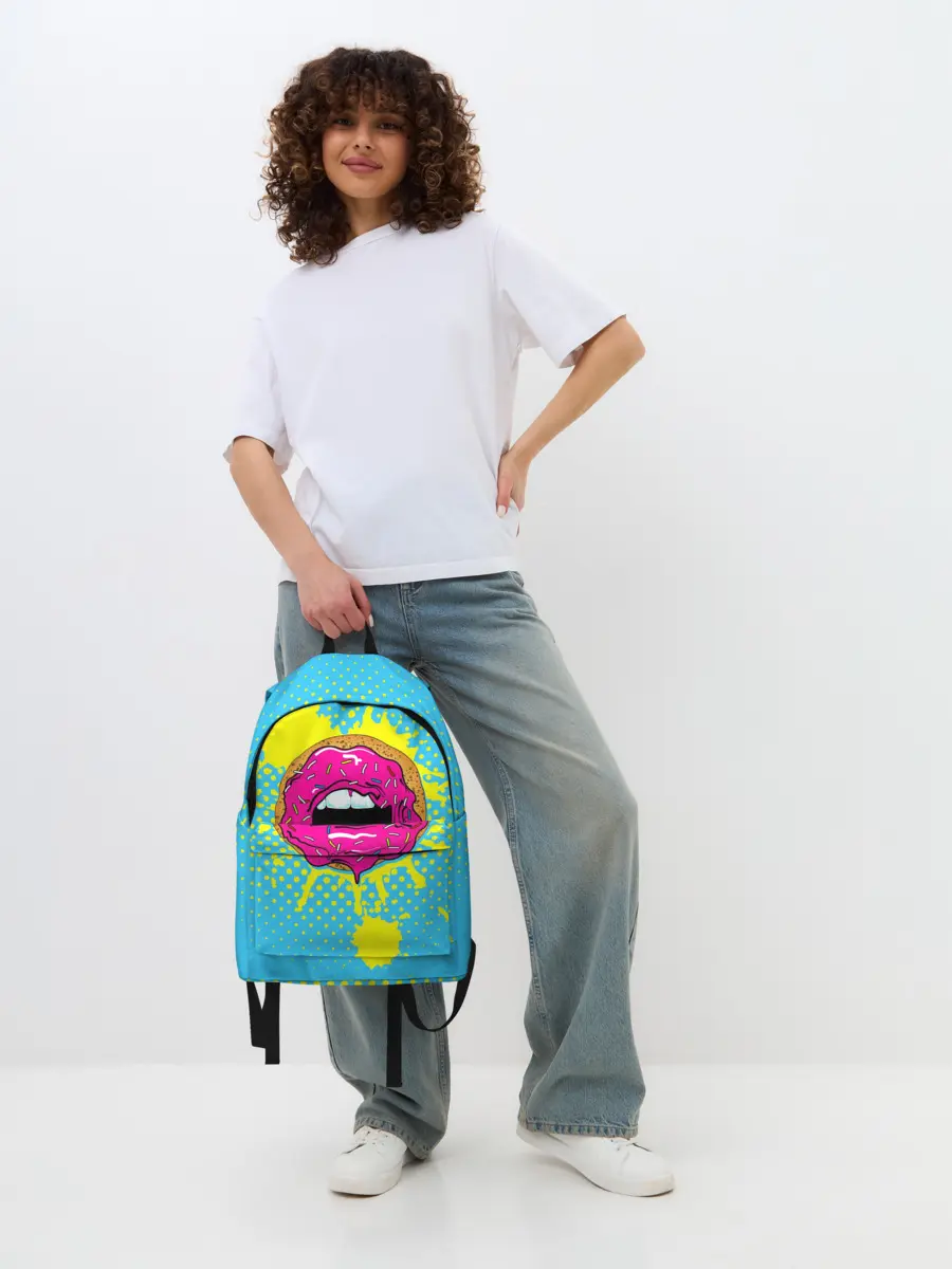 Рюкзак джинсовый / Donut lips