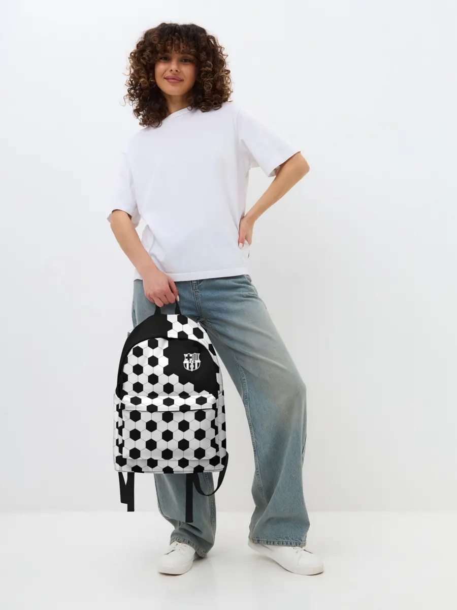 Рюкзак джинсовый / FC Barcelona