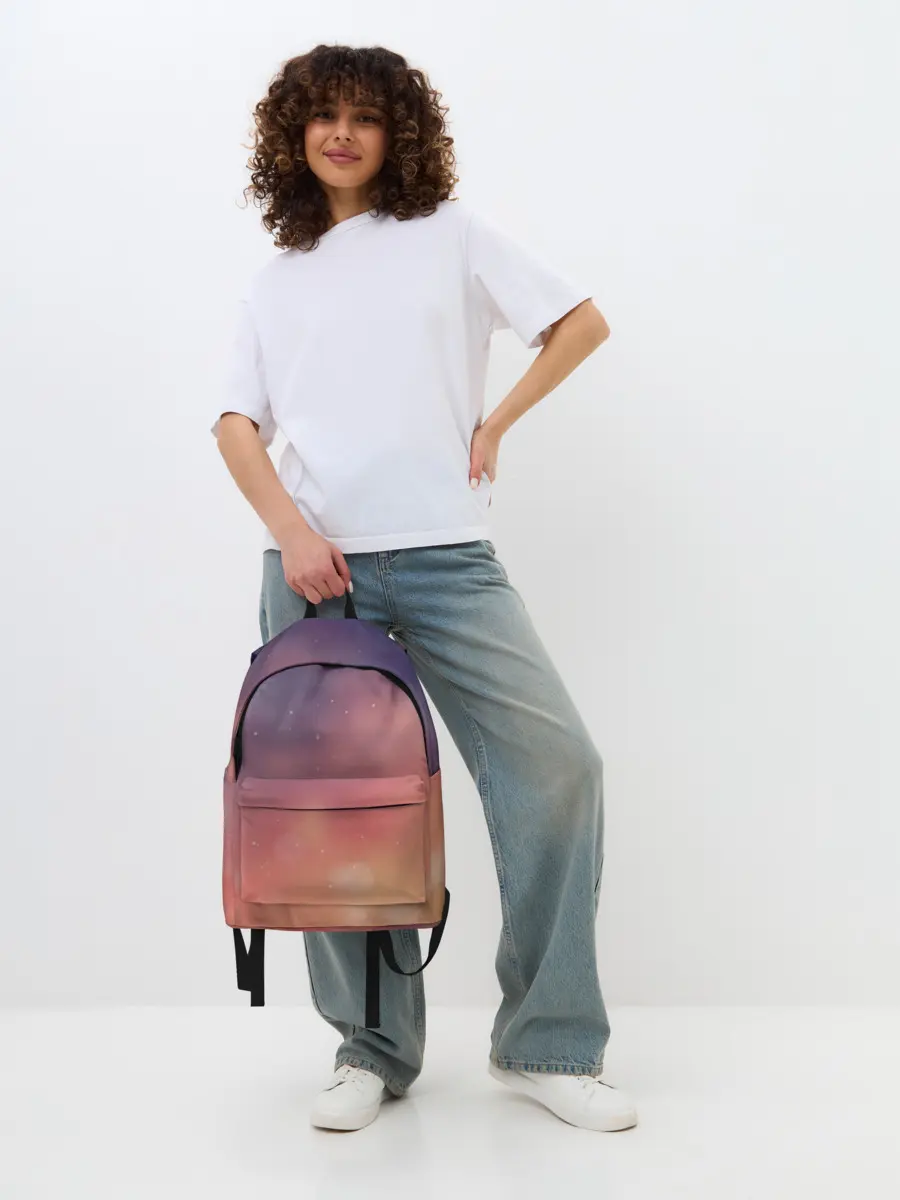 Рюкзак джинсовый / Абстракция Градиент Текстура