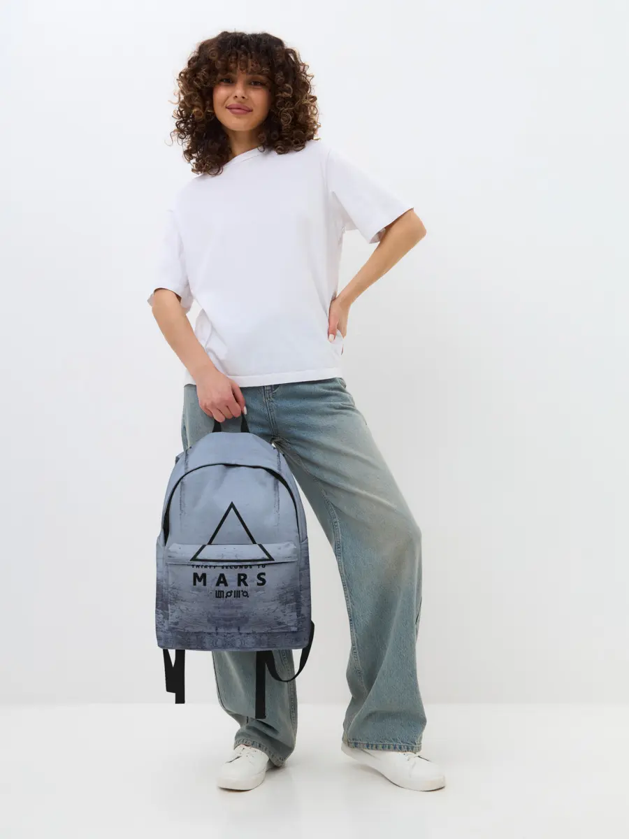 Рюкзак джинсовый / 30 Seconds to Mars