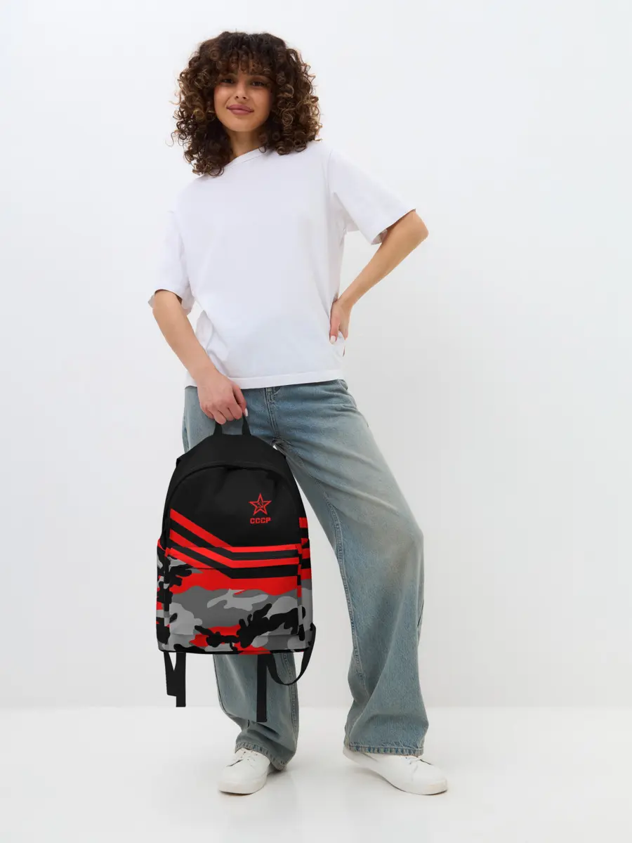 Рюкзак джинсовый / Камуфляж СССР