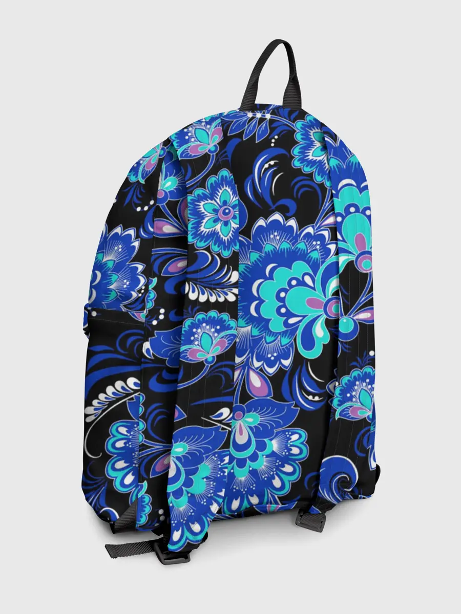 Рюкзак джинсовый / Хохлома