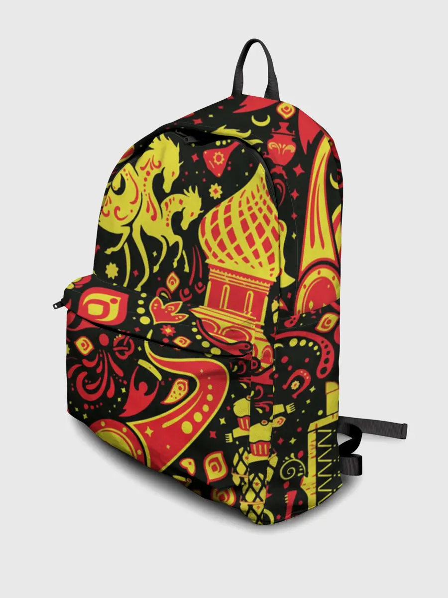 Рюкзак джинсовый / Орнамент - Россия