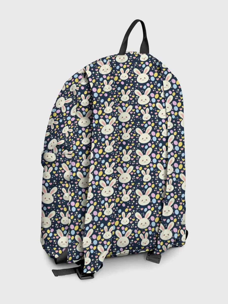 Рюкзак джинсовый / Зайцы