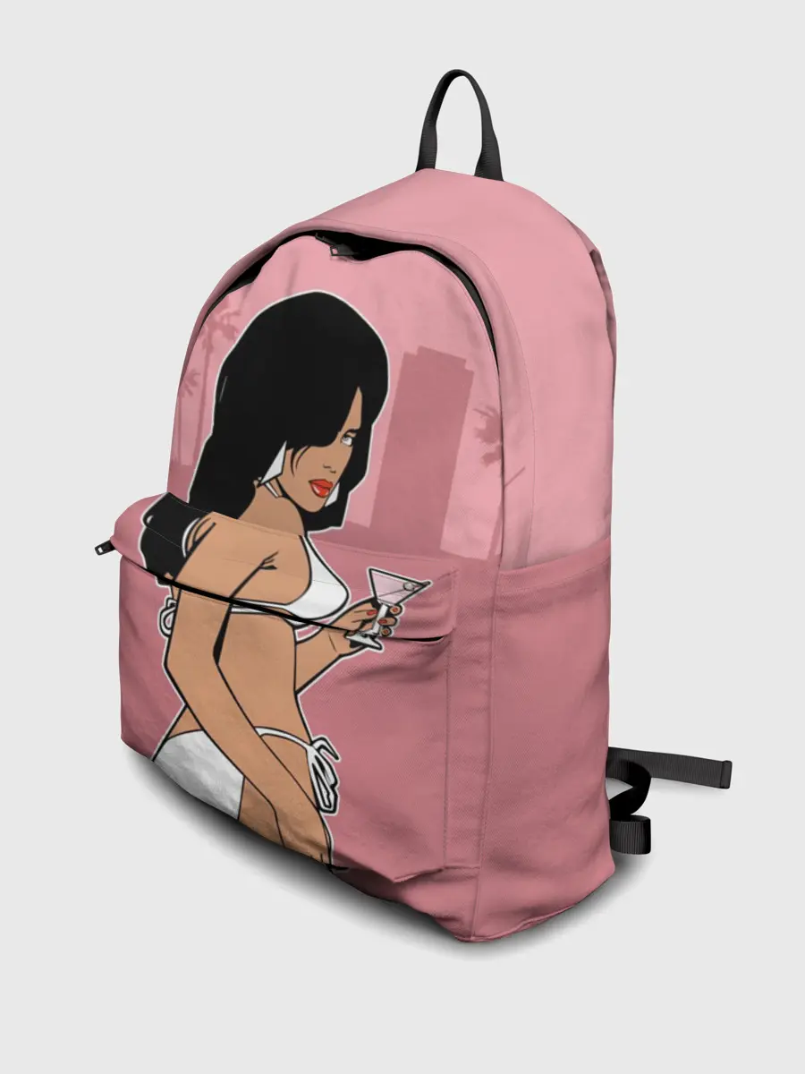 Рюкзак джинсовый / GTA VC - Девушка с мартини