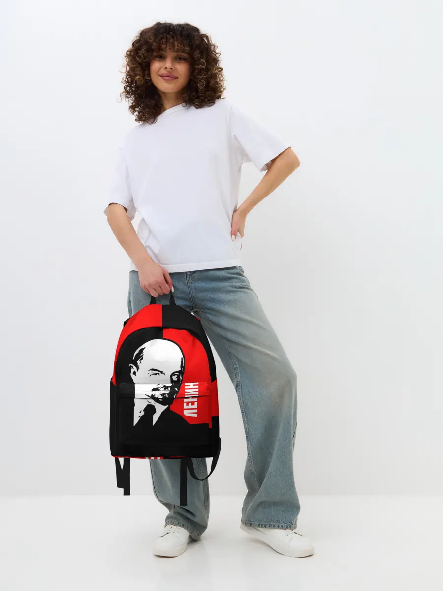 Рюкзак джинсовый / Ленин