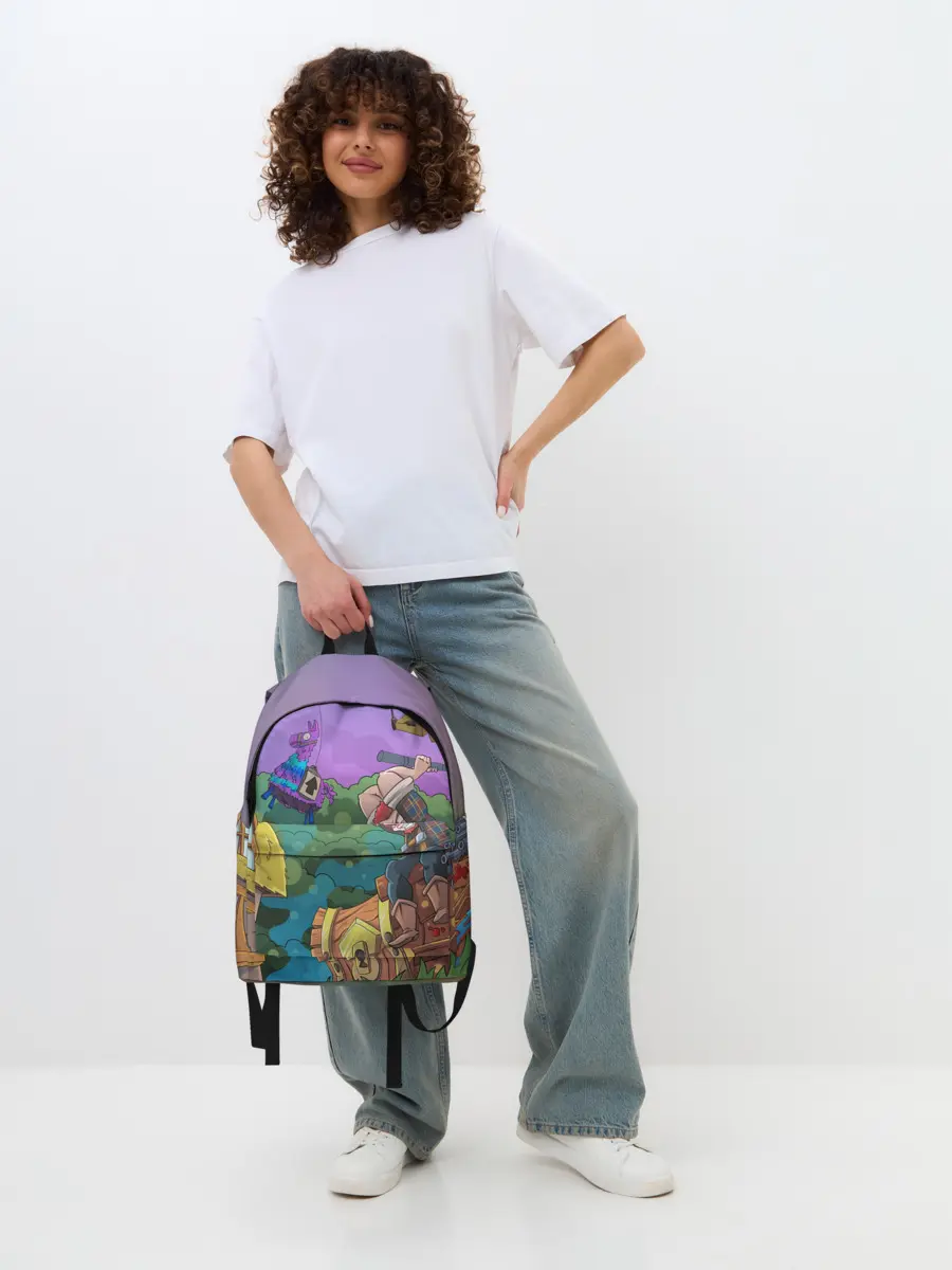 Рюкзак джинсовый / Fortnite