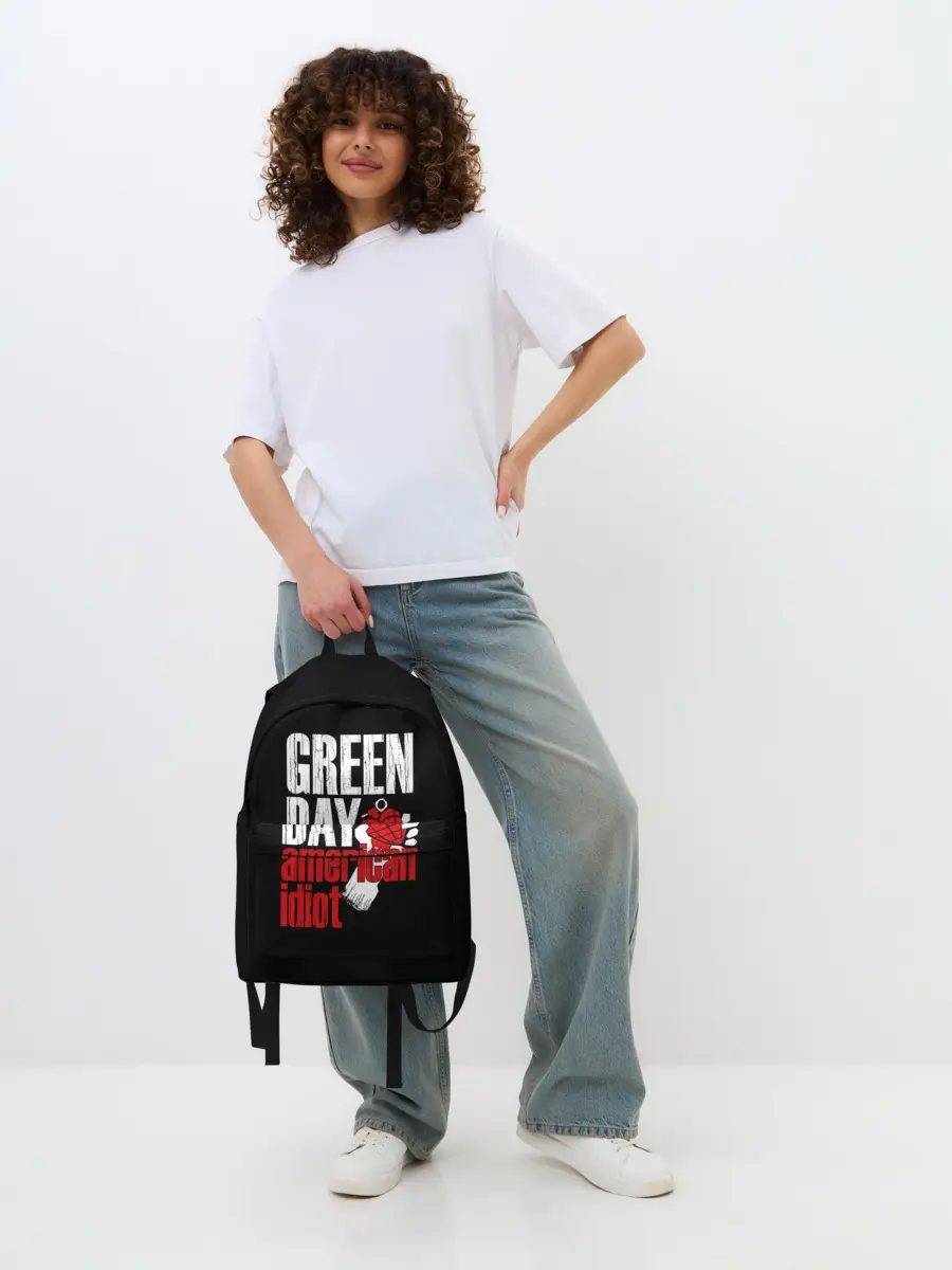 Рюкзак джинсовый / Green Day American Idiot