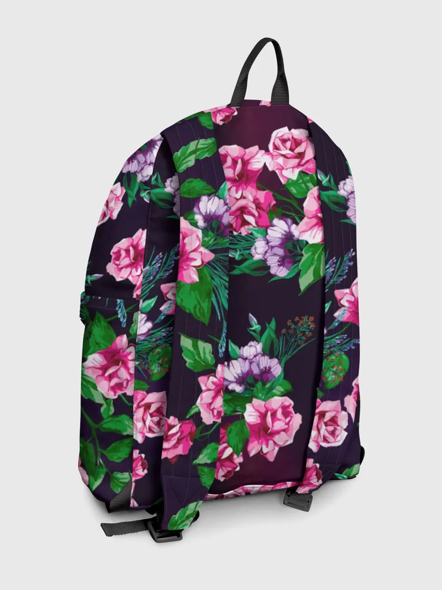 Рюкзак джинсовый / Розы