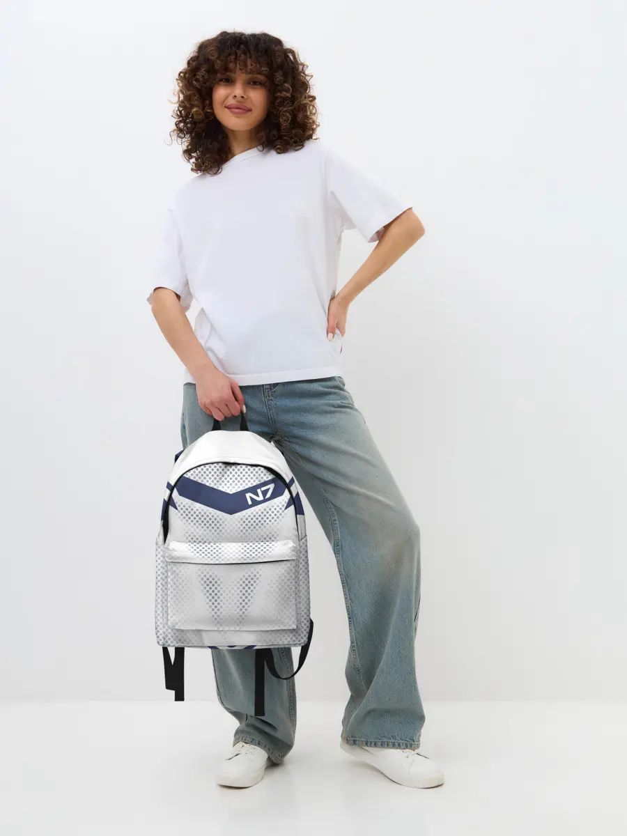 Рюкзак джинсовый / Mass Effect N7