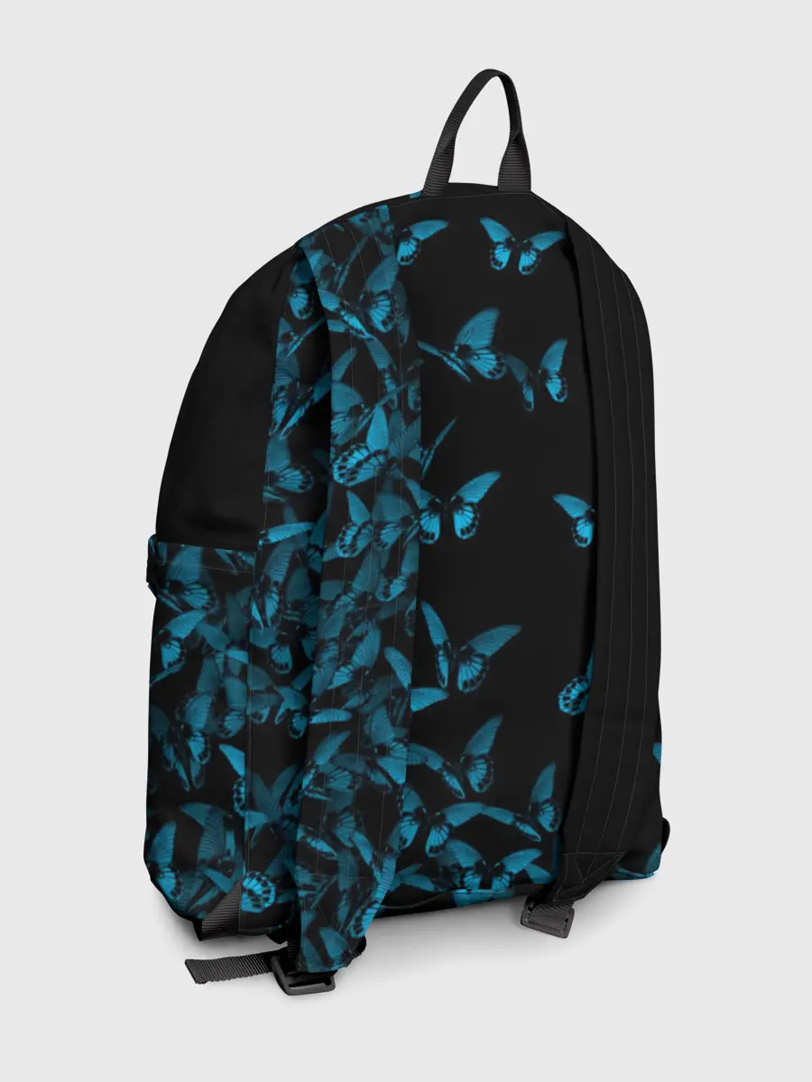 Рюкзак джинсовый / Синие бабочки