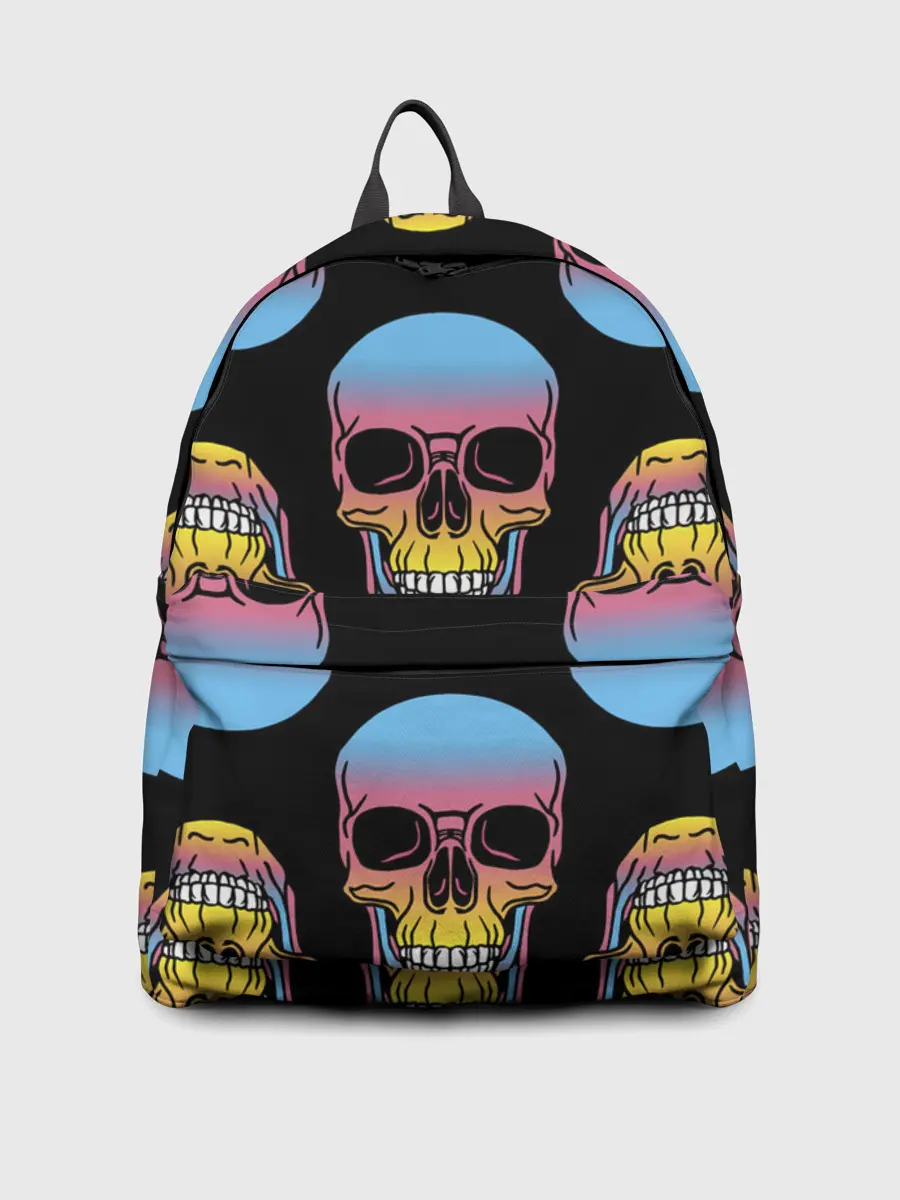 Рюкзак джинсовый / Neon skull