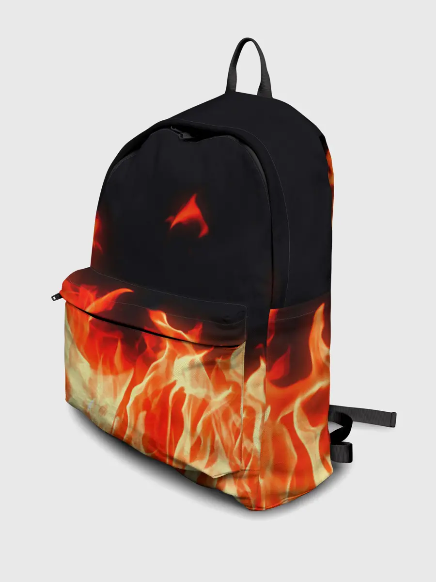 Рюкзак джинсовый / Огонь