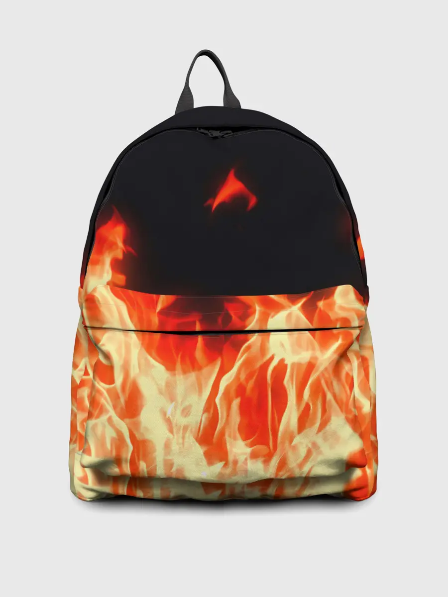 Рюкзак джинсовый / Огонь