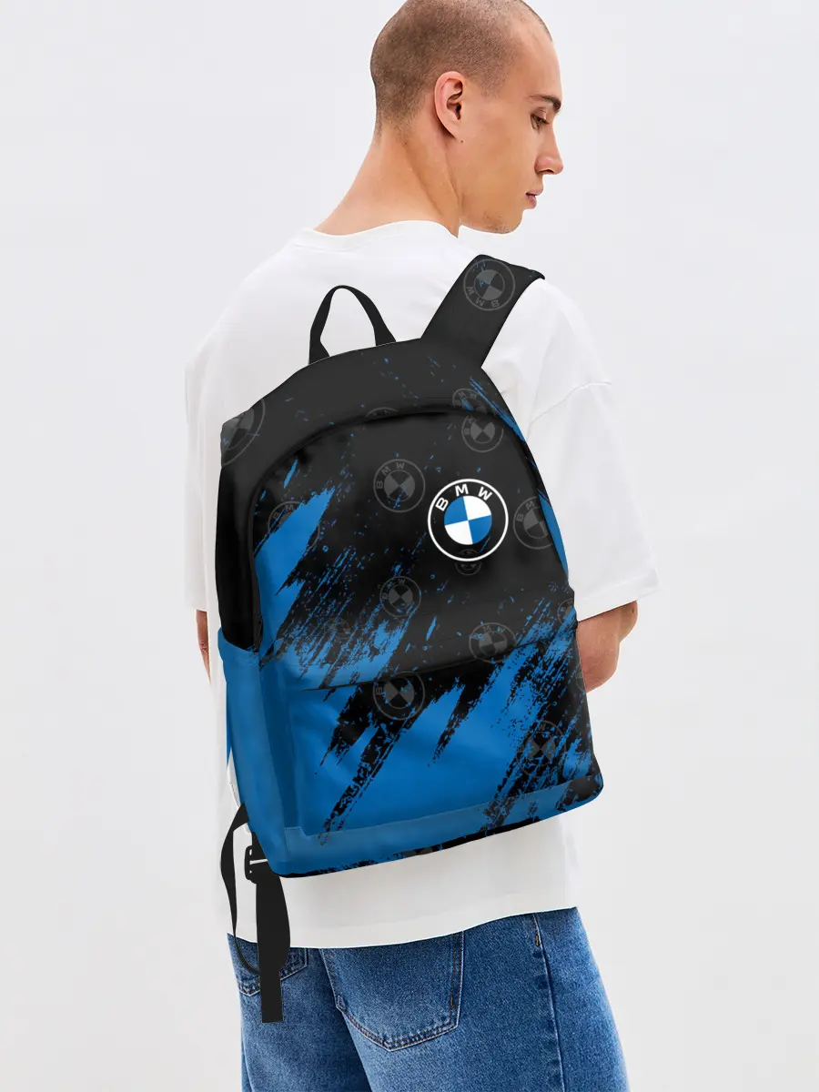 Рюкзак джинсовый / BMW / БМВ
