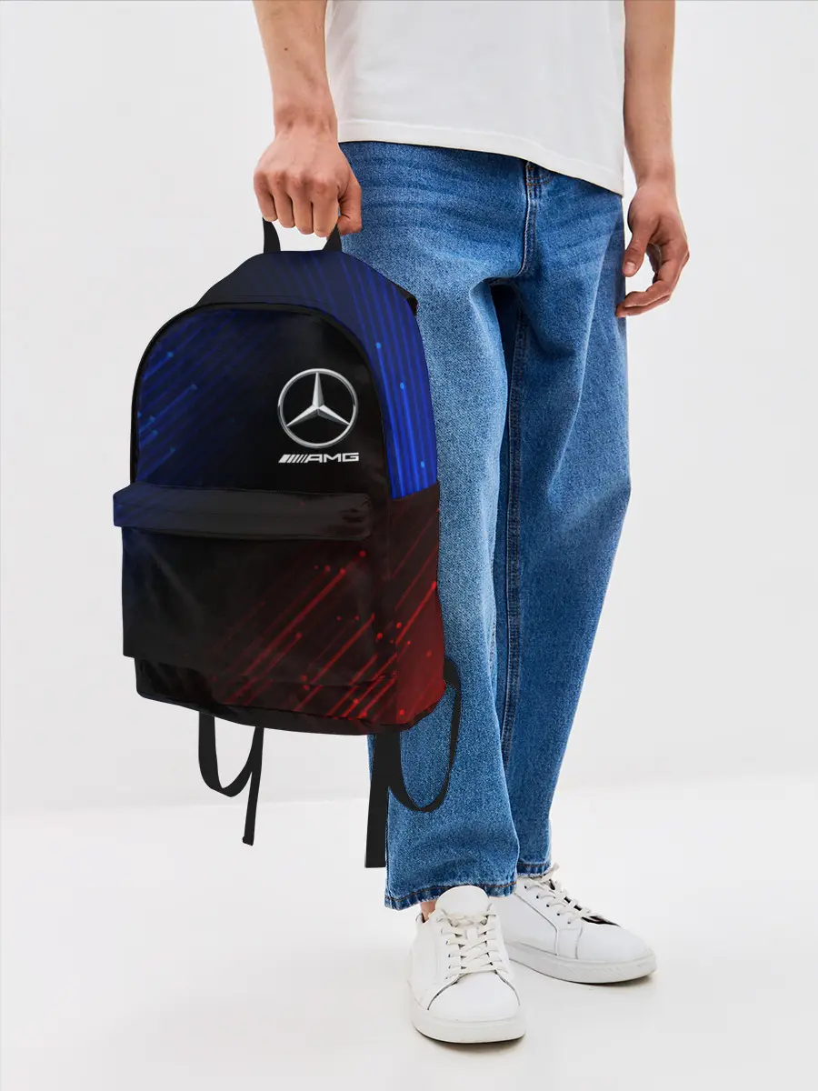 Рюкзак джинсовый / MERCEDES / МЕРСЕДЕС