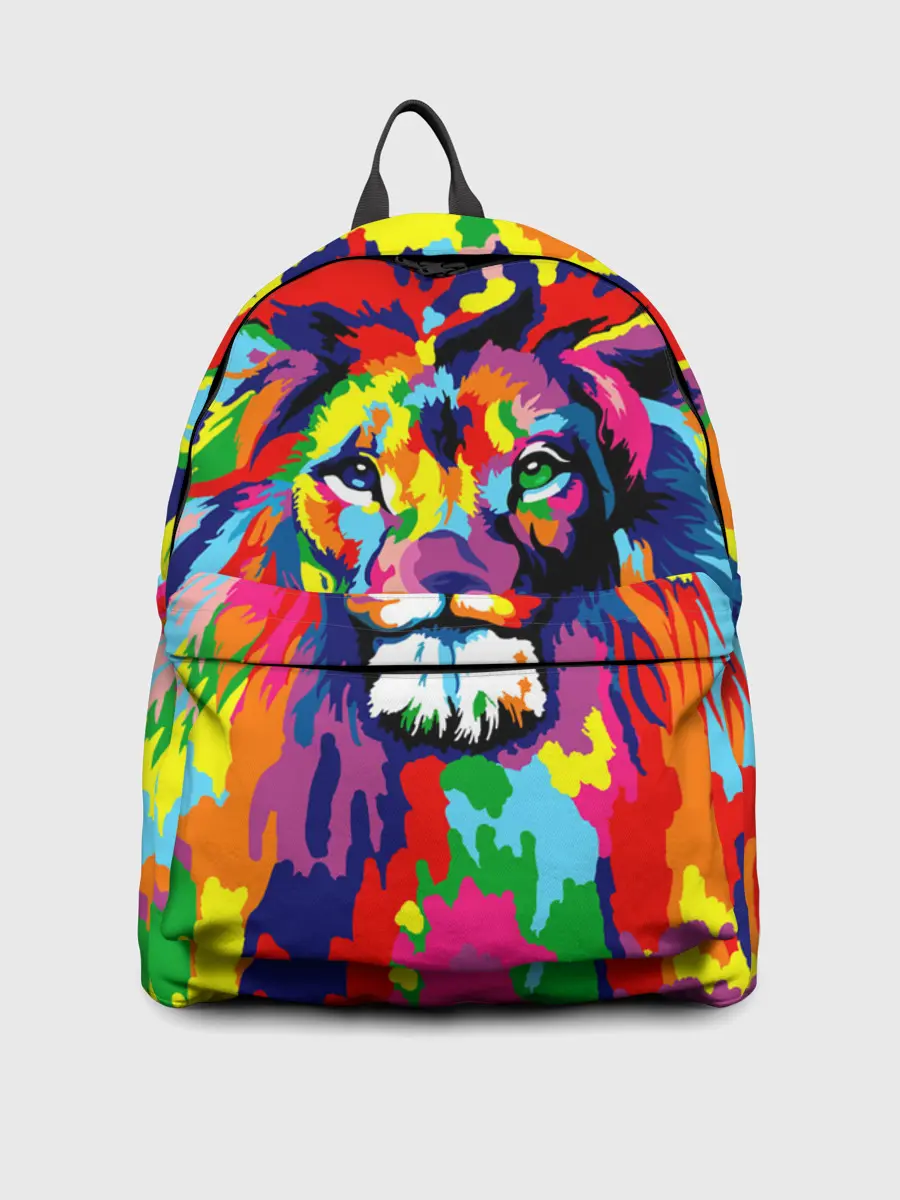 Рюкзак джинсовый / Лев Artistic Art