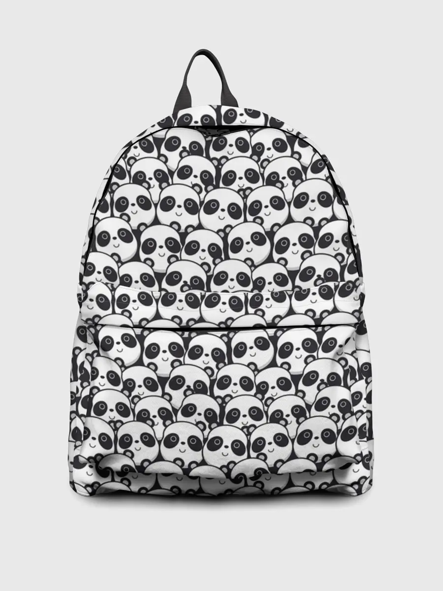 Рюкзак джинсовый / ПАНДЫ