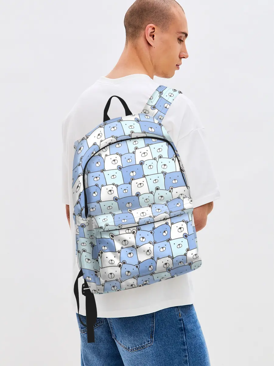 Рюкзак джинсовый / МИШКИ