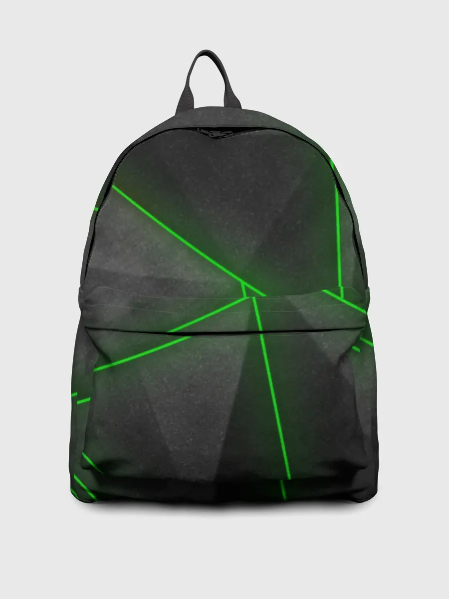 Рюкзак джинсовый / Неоновые линии